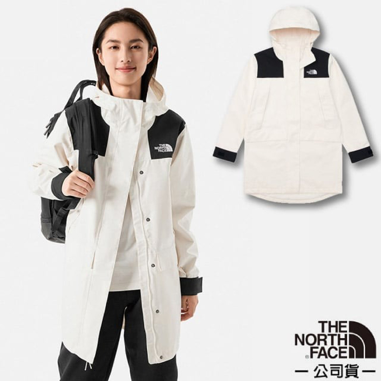 The North Face 女 防水透氣可調節連帽衝鋒衣/