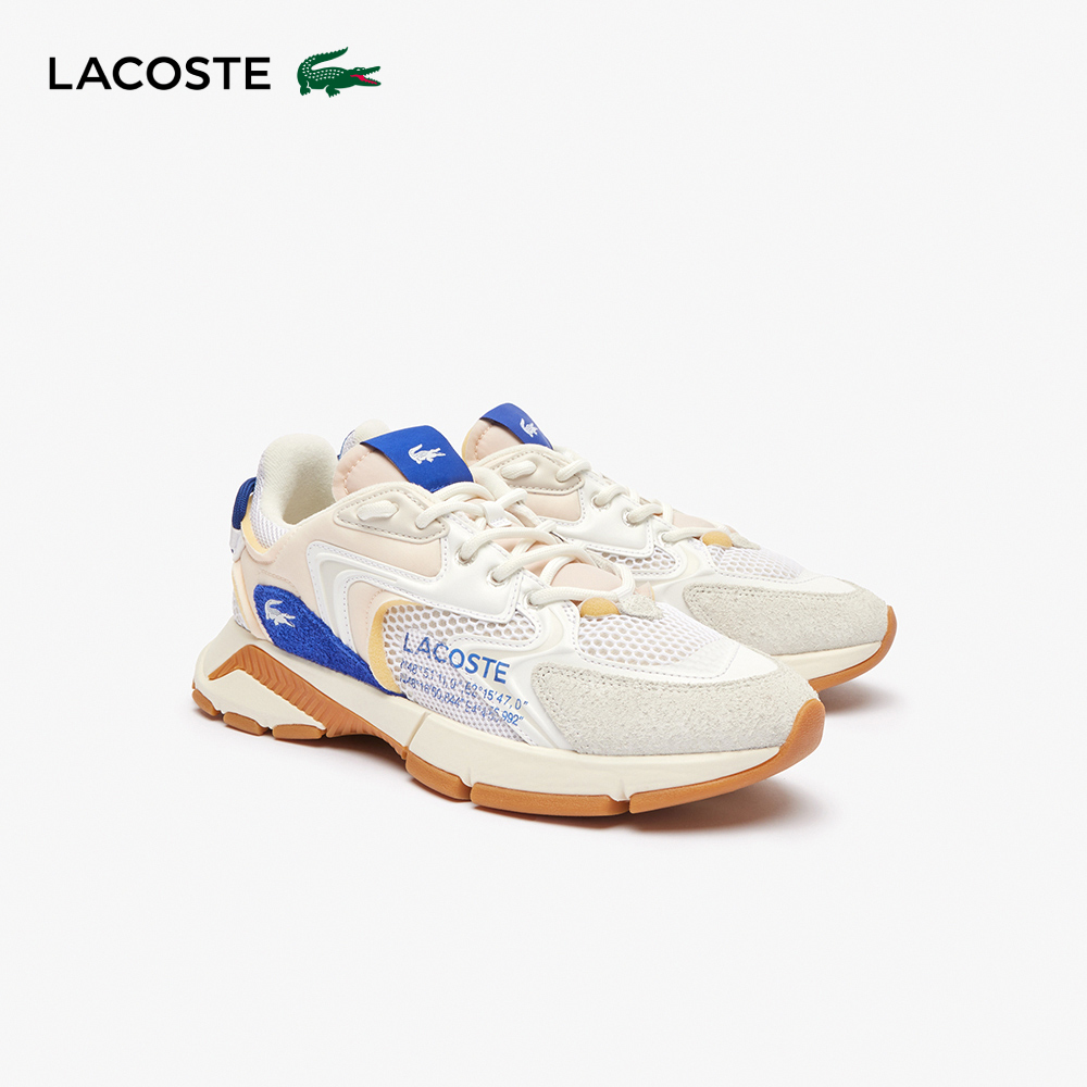 LACOSTE 男鞋-L003 Neo撞色運動鞋(白/藍色)