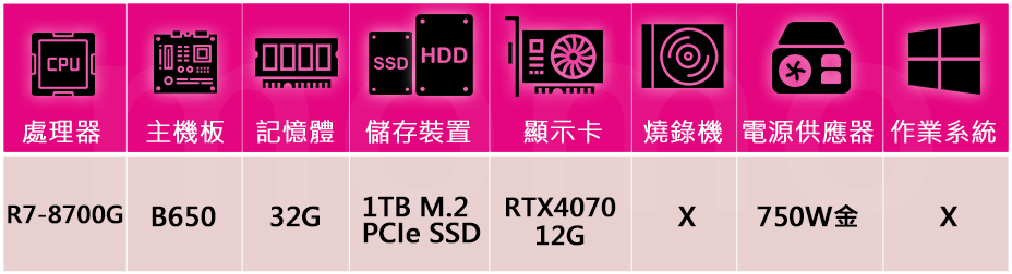 技嘉平台 R7八核GeForce RTX 4070{龍佑千載