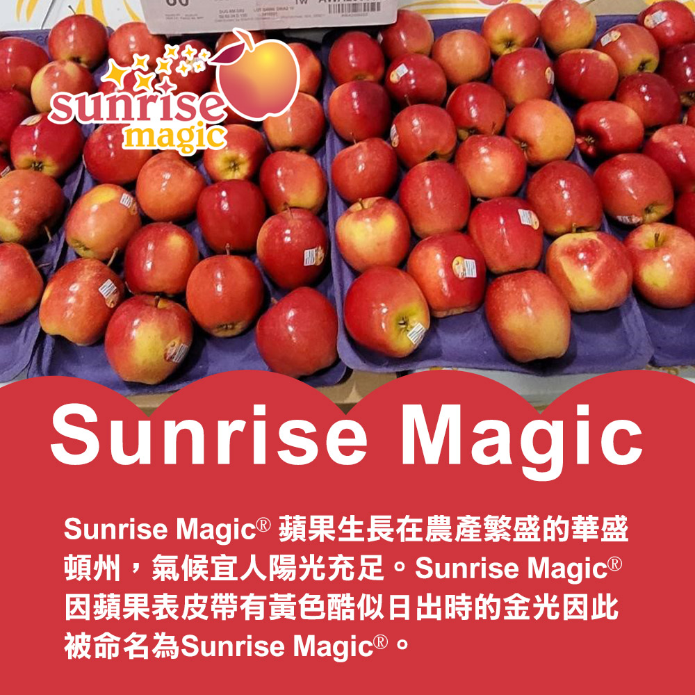 甜露露 美國Sunrise Magic日出魔法蘋果36-40