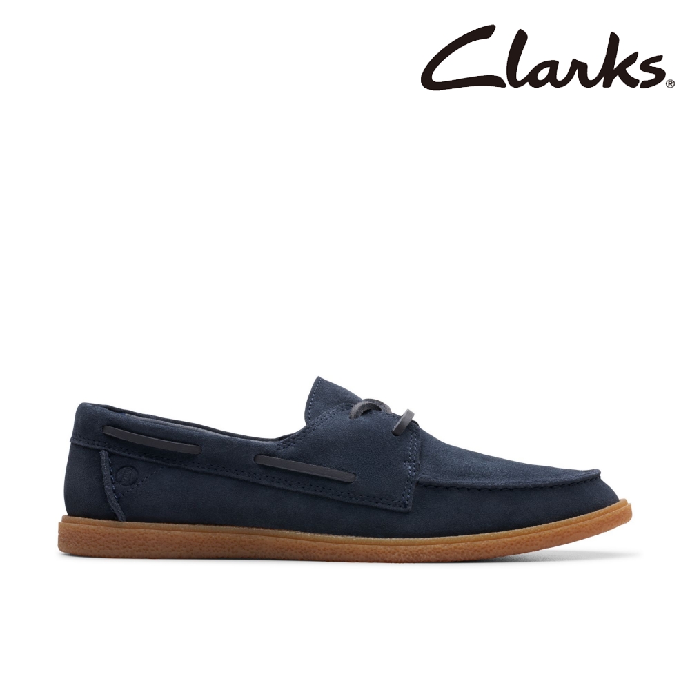 Clarks 男鞋 Clarkbay Go 愜意穿搭兩眼孔麂