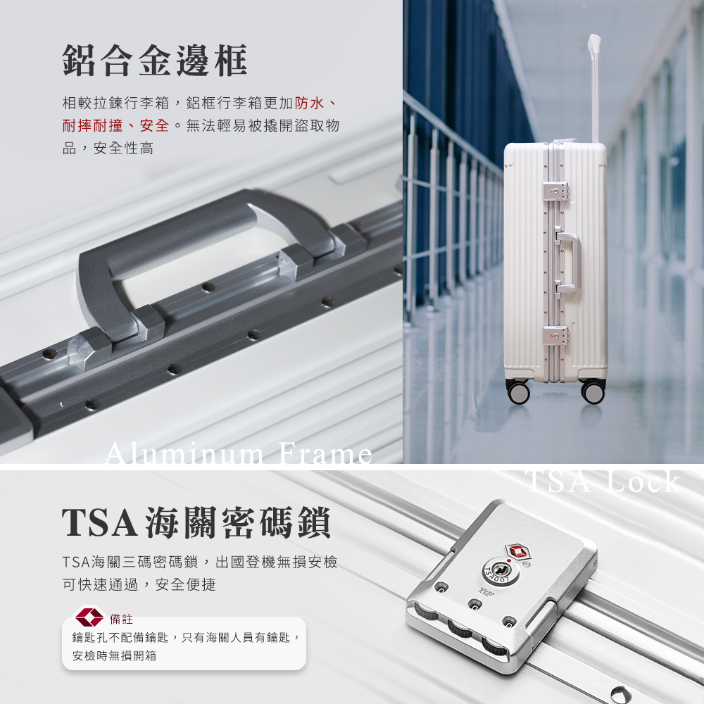 TSA海關三碼密碼鎖,出國登機無損安檢