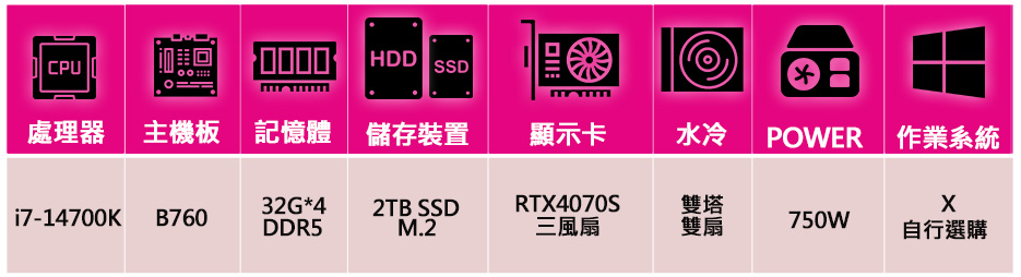 微星平台 i7二十核 RTX4070 SUPER 3X{眾目