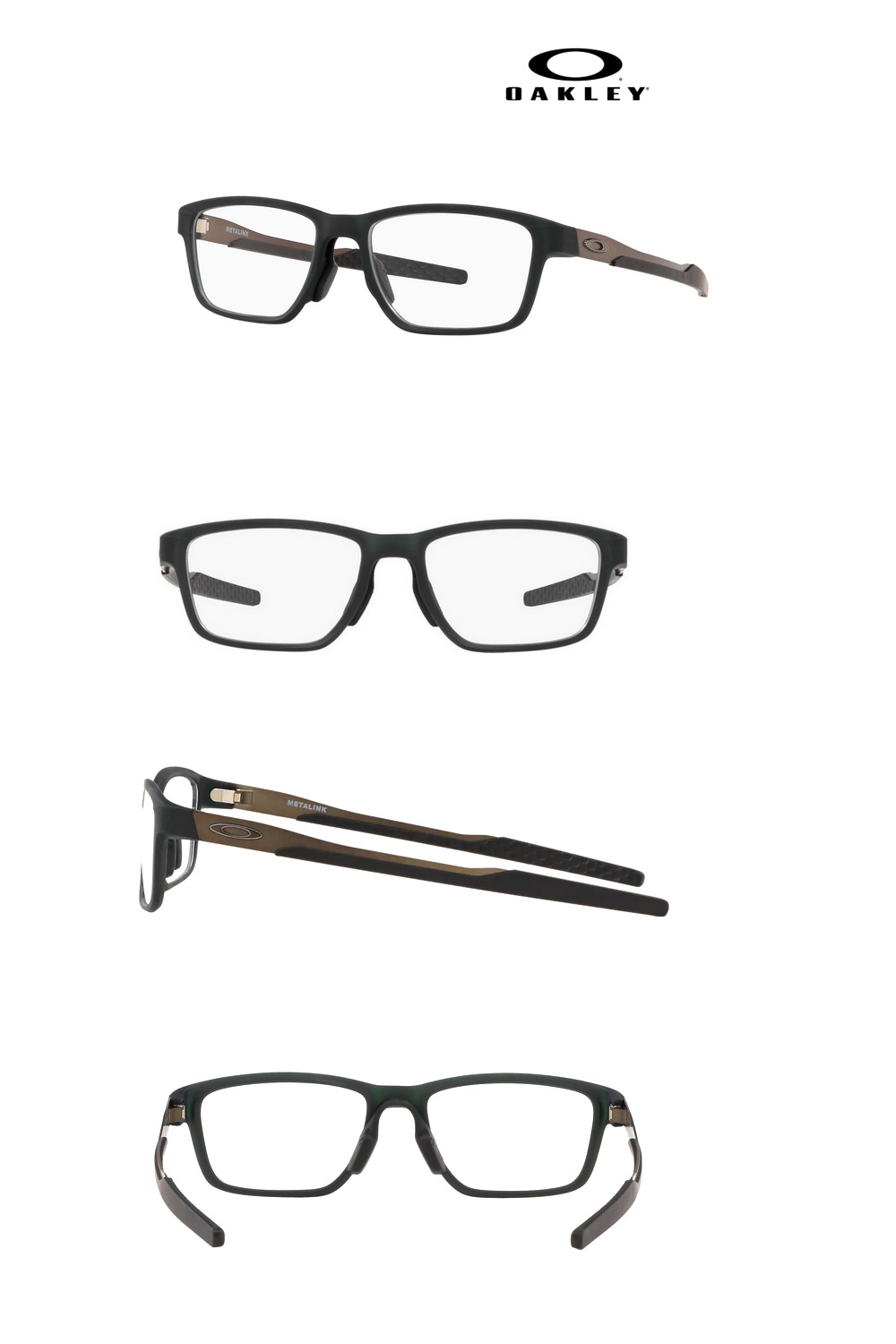 Oakley 奧克利 METALINK 時尚光學眼鏡 不鏽鋼