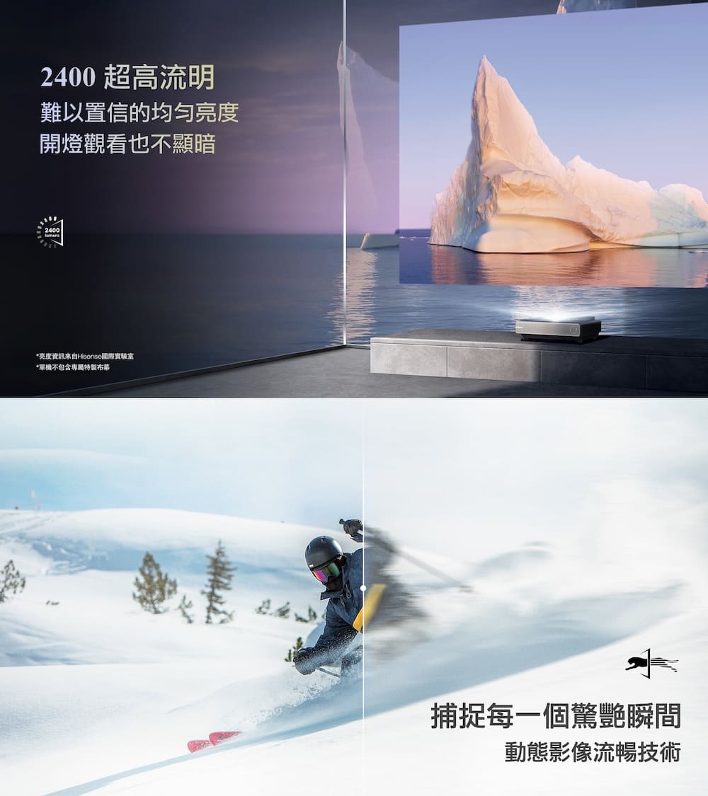 亮度資訊來自Hisense國際實驗室