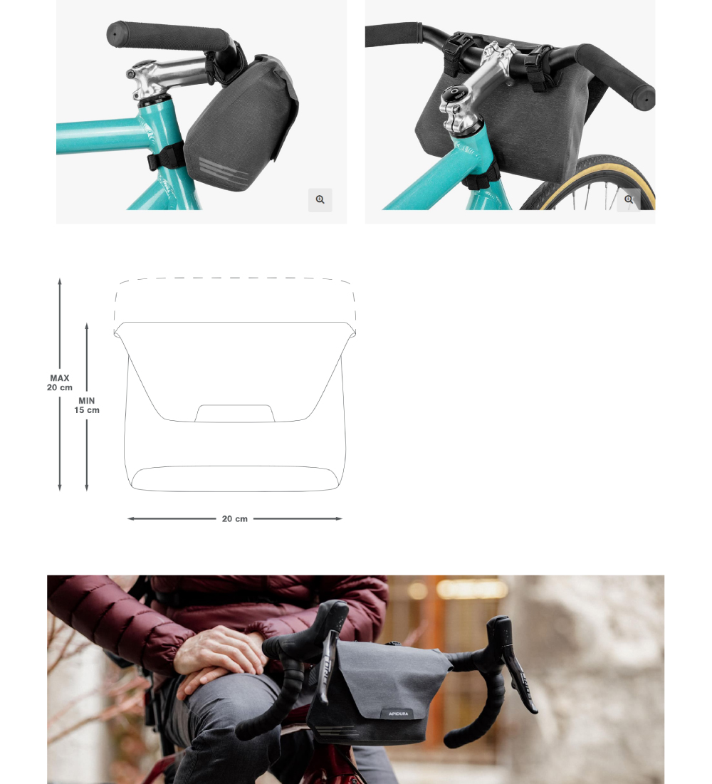 Apidura City 都會手把包 2L(B2AP-HCS