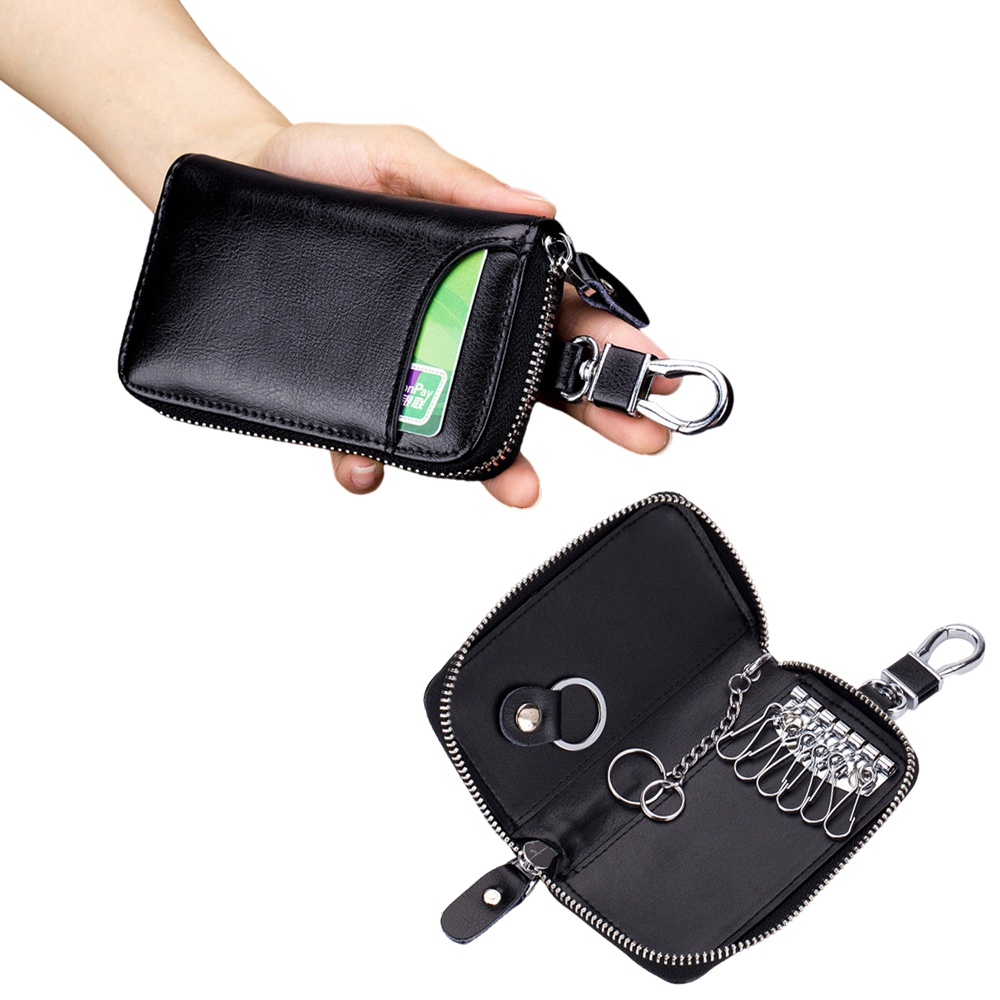 希賽德 頂級小牛皮鑰匙包 真皮鑰匙包 鑰匙皮套 皮革鑰匙圈 