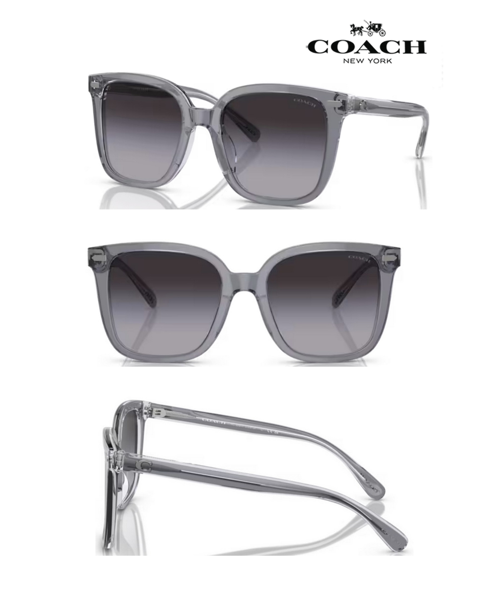 COACH 亞洲版 時尚大鏡面太陽眼鏡 簡約大方設計 HC8