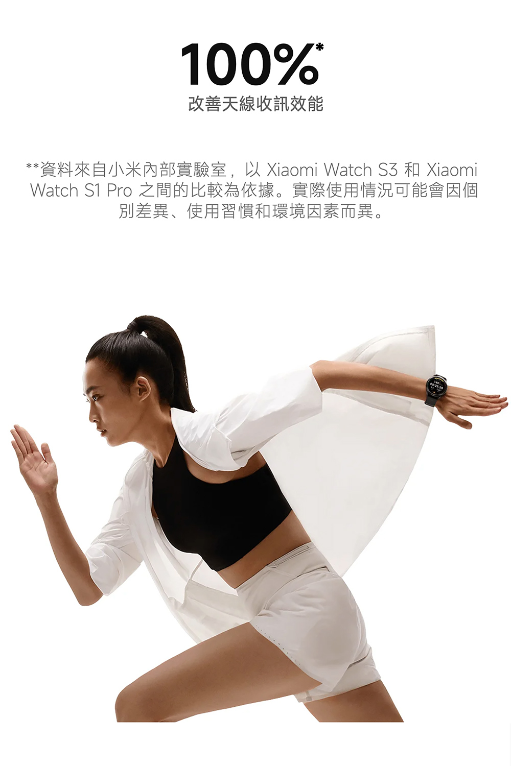 æ¹åå¤©ç·æ¶è¨æè½ è³æä¾èªå°ç±³å§é¨å¯¦é©å®¤,ä»¥ Xiaomi Watch S3 å Xiaomi Watch S1 Pro ä¹éçæ¯è¼çºä¾æãå¯¦éä½¿ç¨ææ³å¯è½æå å å¥å·®ç°ãä½¿ç¨ç¿æ£åç°å¢å ç´ èç°ã 