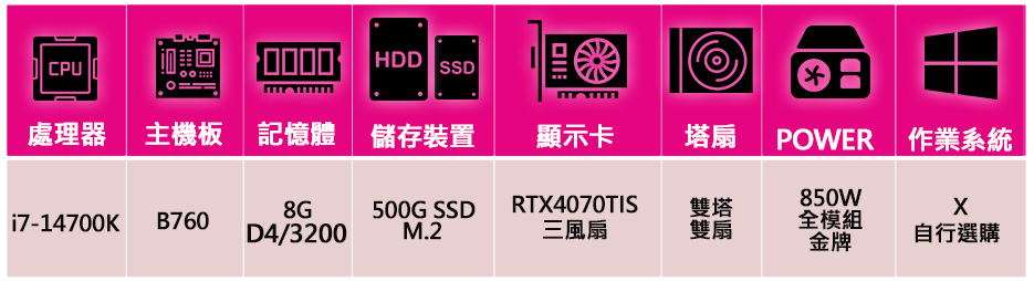 華碩平台 i7二十核 RTX4070TI SUPER{歡喜冤