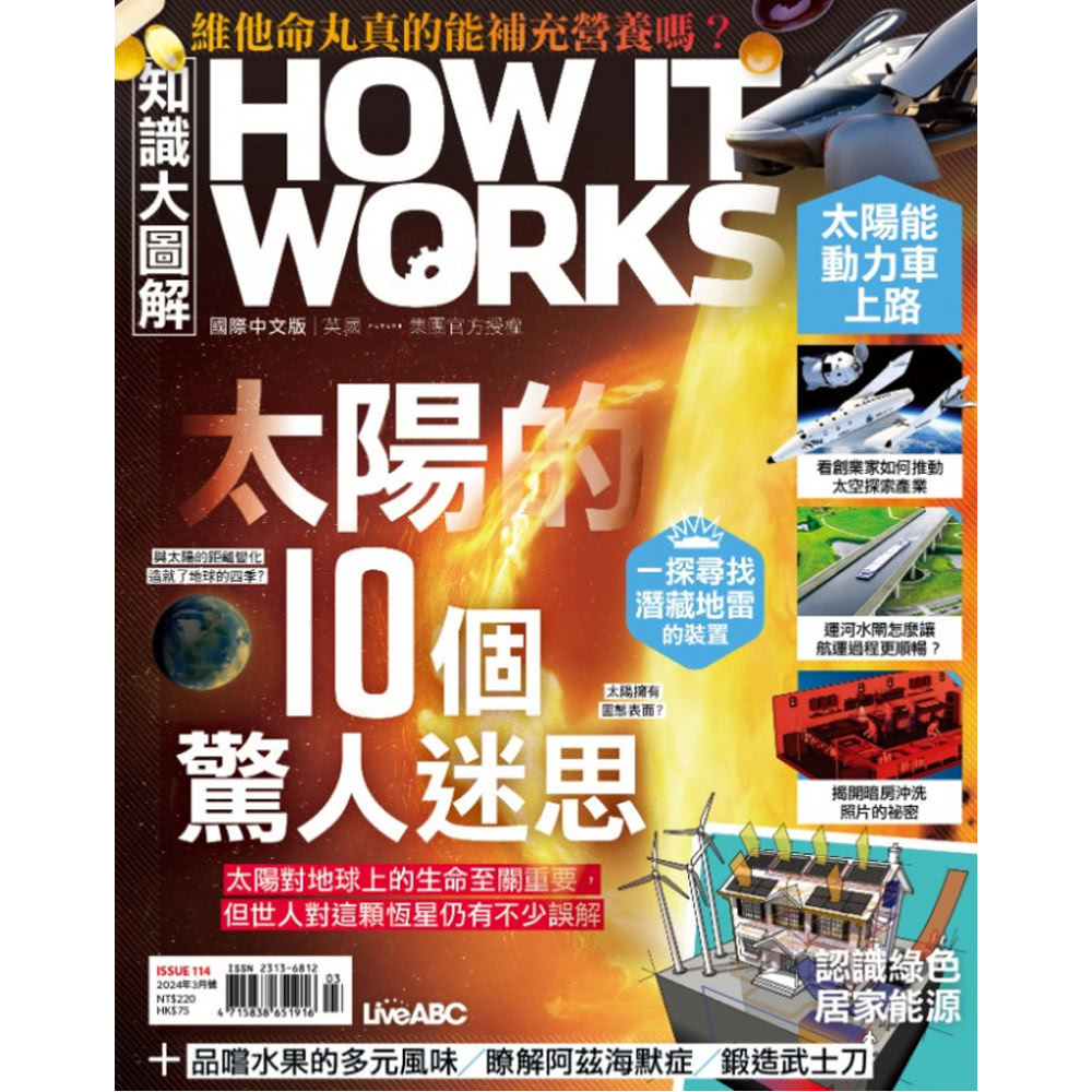 希伯崙 《How It Works知識大圖解》1年12期 贈