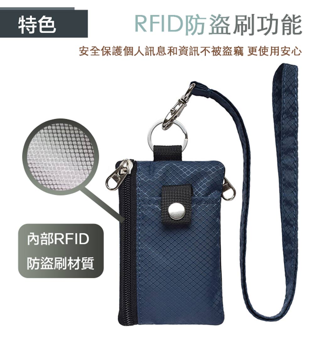 特色 RFID防盜刷功能 安全保護個人訊息和資訊不被盜竊 更使用安心 內部RFID 防盜刷材質 