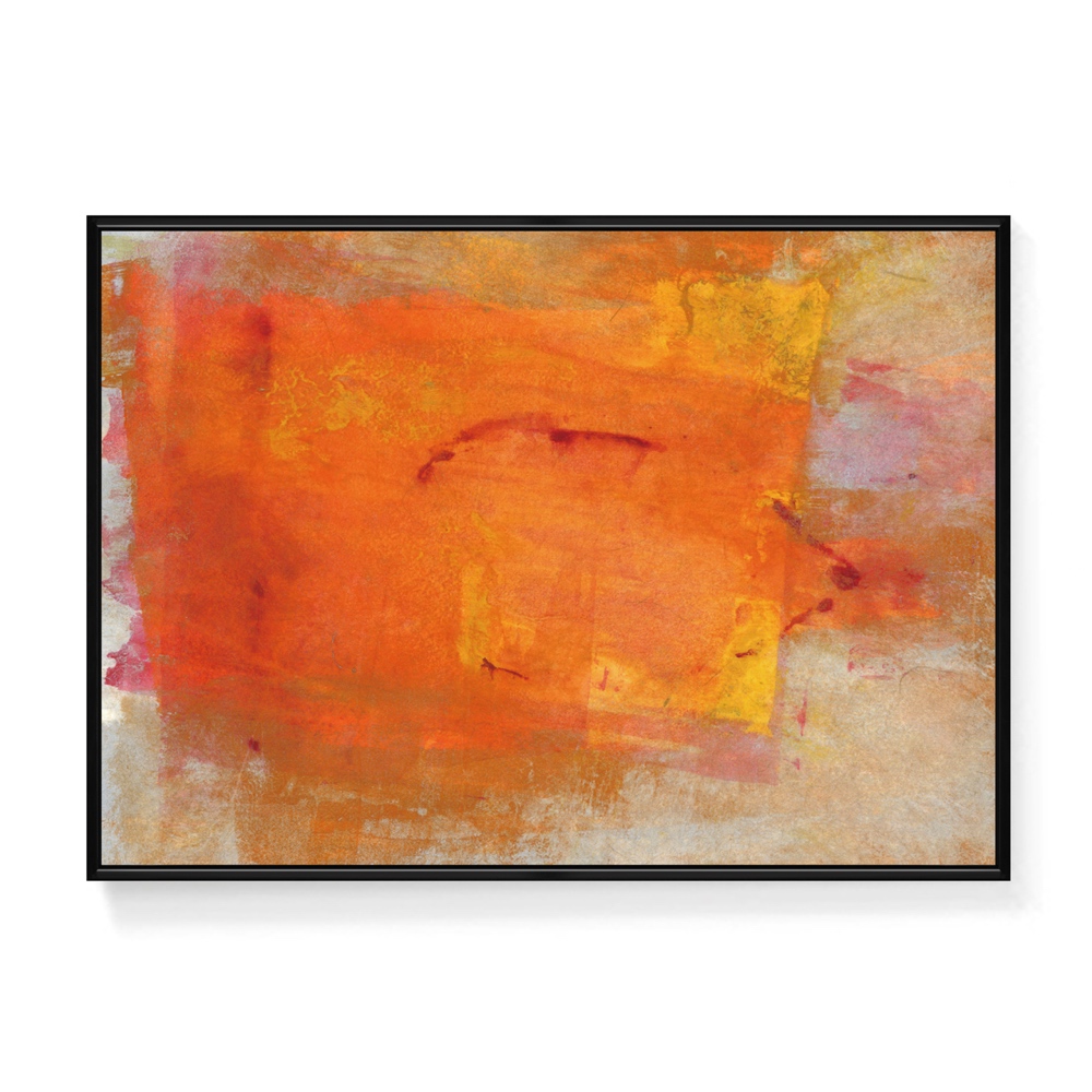 菠蘿選畫所 紅橙秋意 - 42x60cm(橘紅色抽象掛畫/客