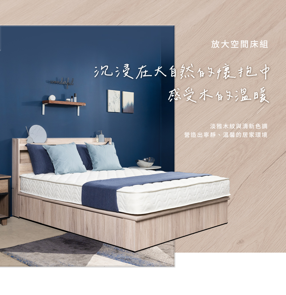 H&D 東稻家居 放大空間5尺雙人床底-2色品牌優惠