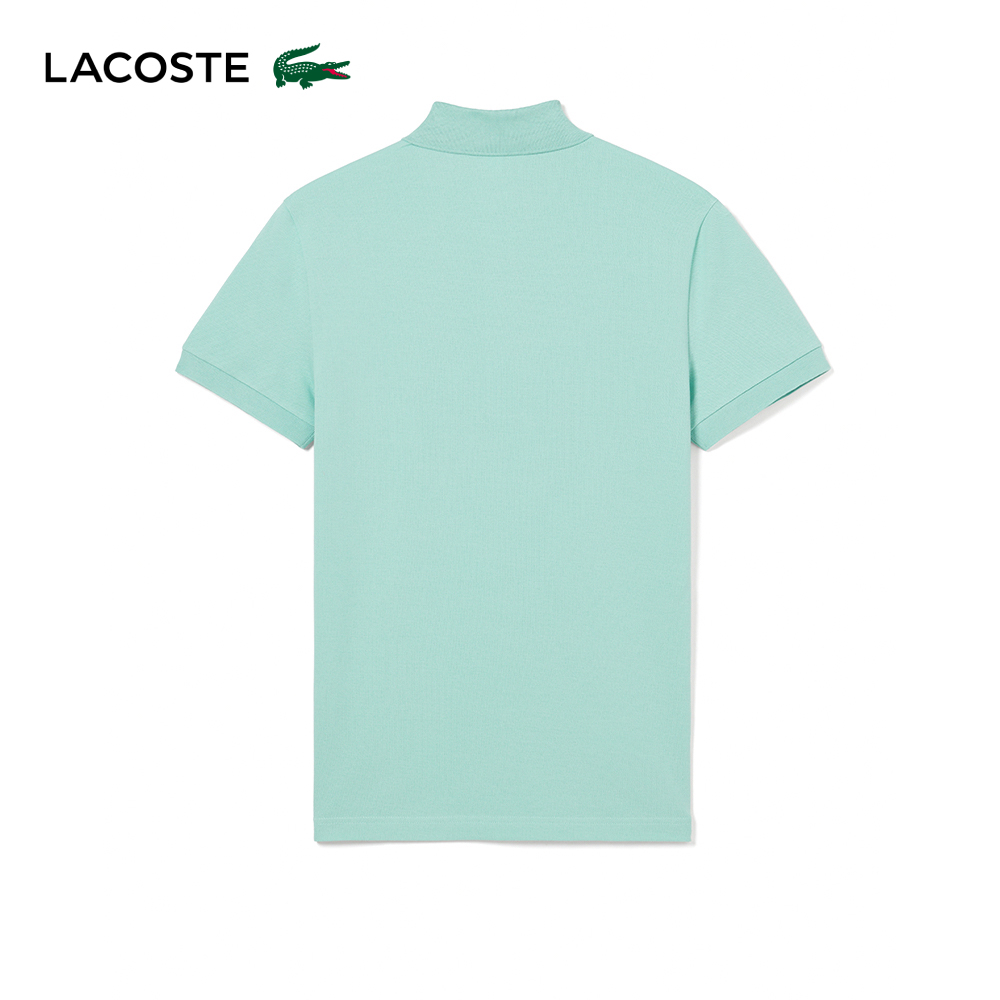 LACOSTE 男裝-經典修身短袖Polo衫(薄荷綠)品牌優