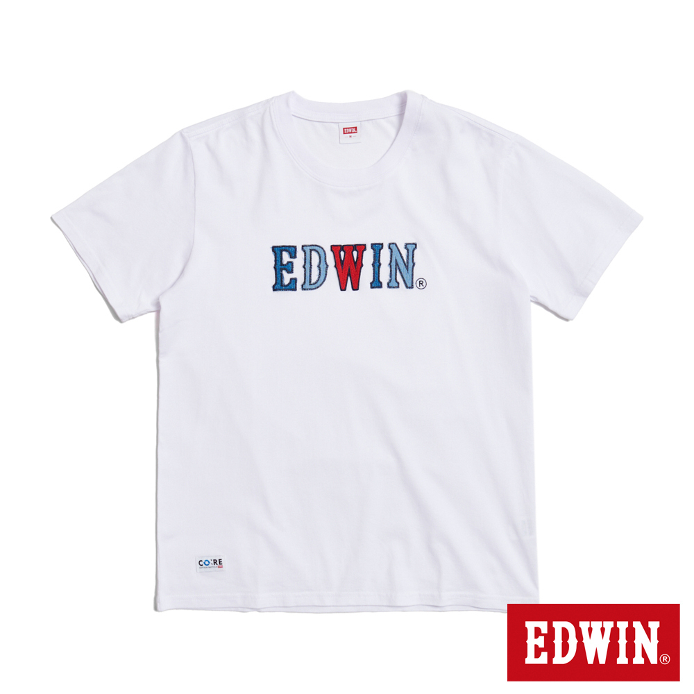 EDWIN 男裝 再生系列 CORE 英文字母印花短袖T恤(