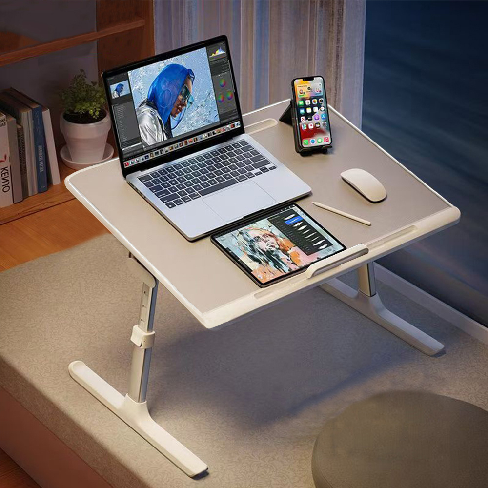 E-home 折疊桌 升降桌 折疊升降床上懶人桌 學習桌 學