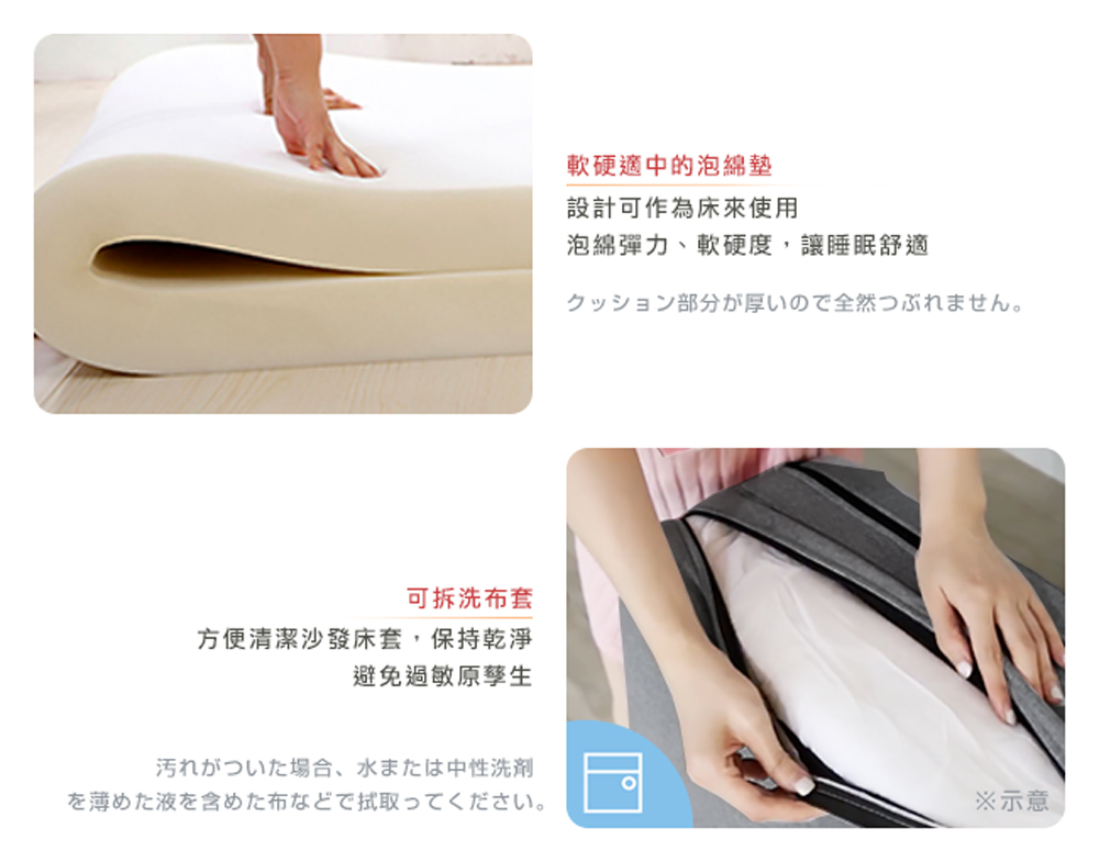 泡綿彈力、軟硬度,讓睡眠舒適