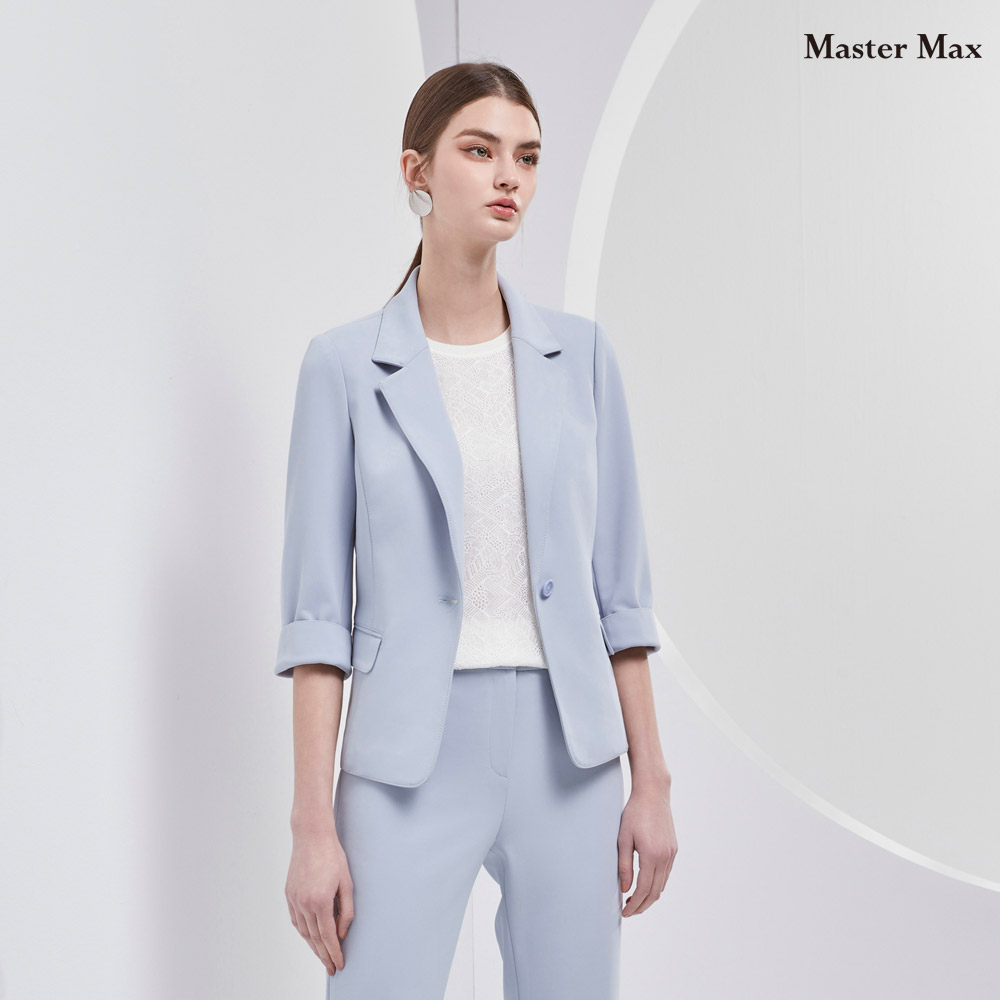 Master Max 軟料修身斜紋布西裝外套(8417012