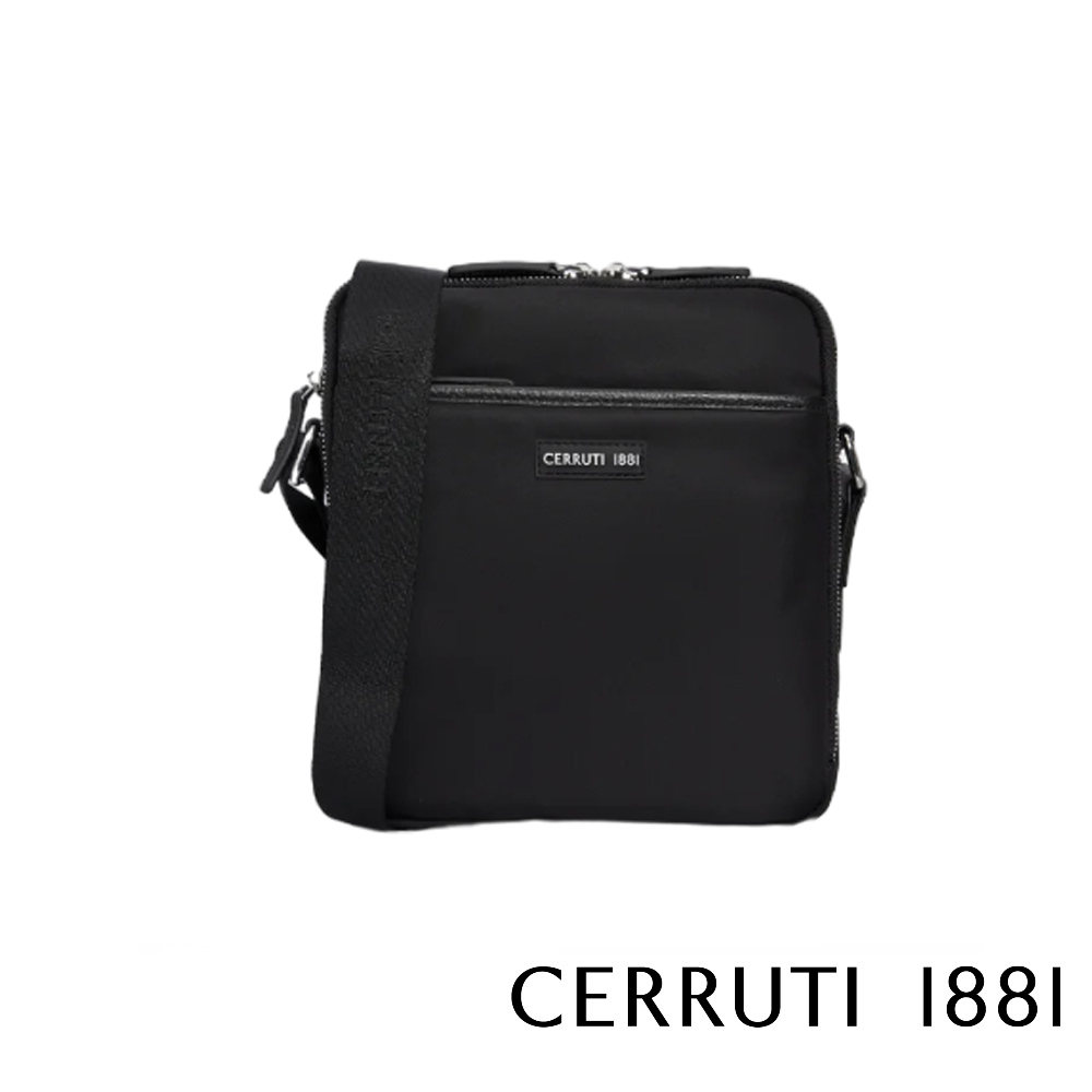 Cerruti 1881 頂級義大利肩背包斜背包(黑色 CE
