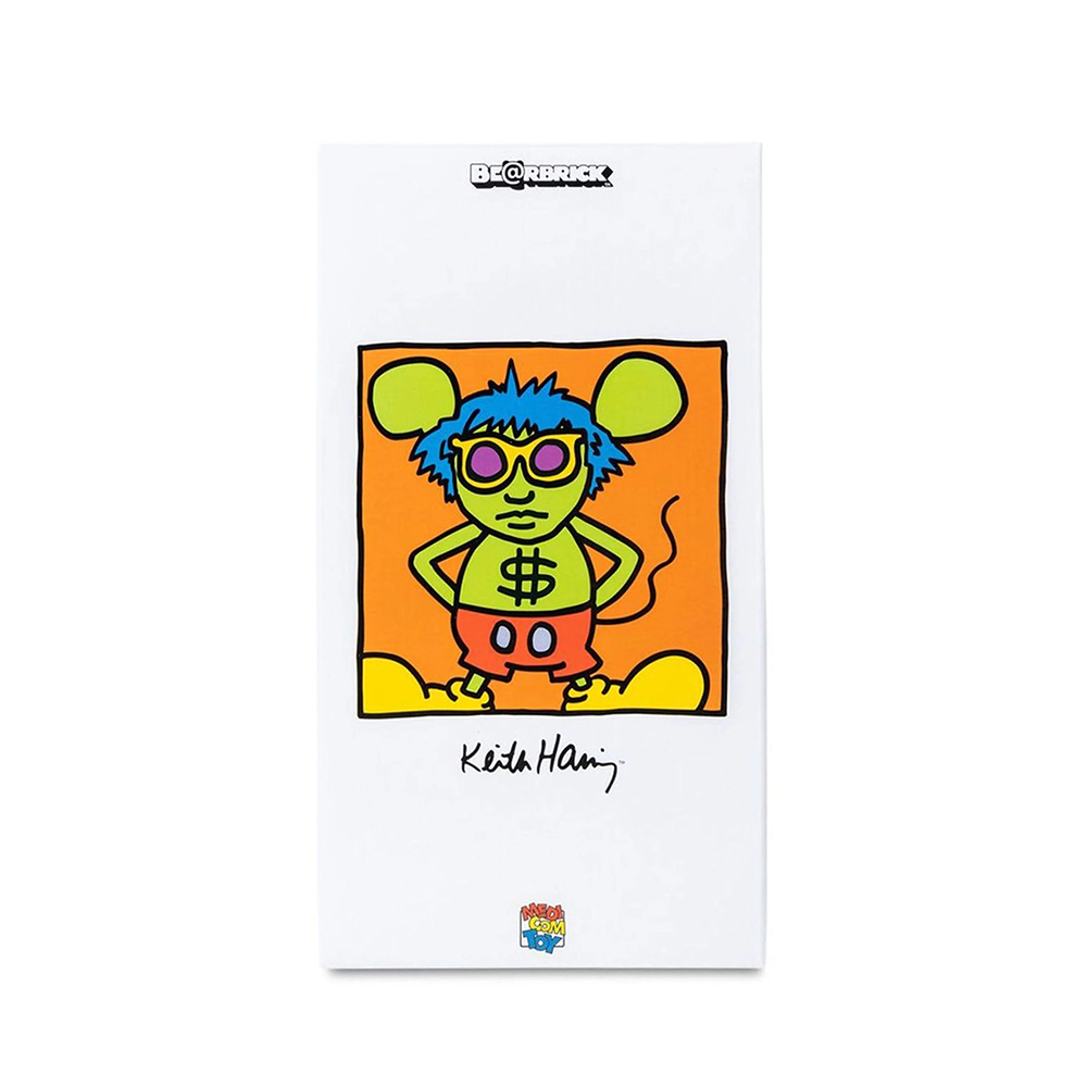 BE@RBRICK】BE@RBRICK Keith Haring Andy Mouse 400% - momo購物網