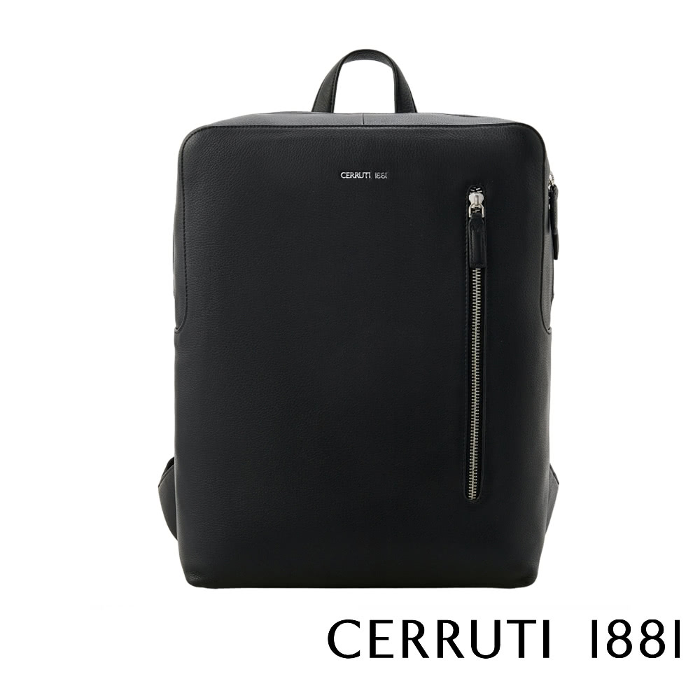 Cerruti 1881 限量2折 頂級義大利小牛皮後背包 