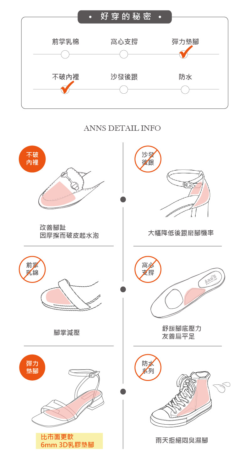 Ann’S 魔法版型寬楦!友善拇指外翻氣質蝴蝶結平底鞋(黑)