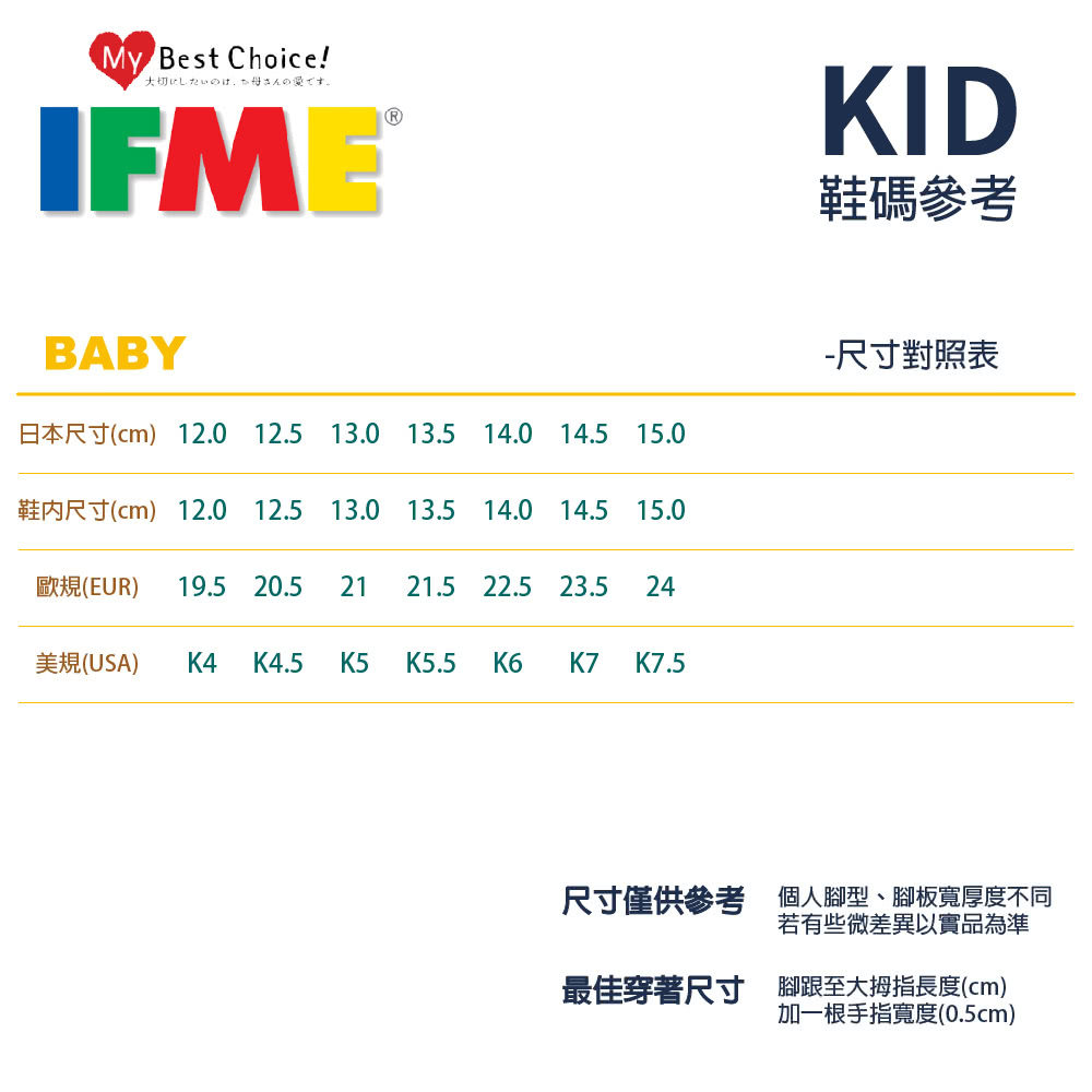 IFME 護趾輕涼排水機能童鞋(IF20-430401/43