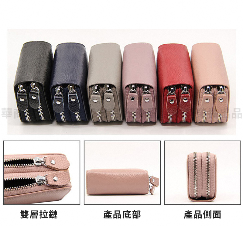 雙層拉鏈 產品底部 產品側面 