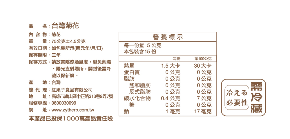 網 址www.zytherb.com.tw