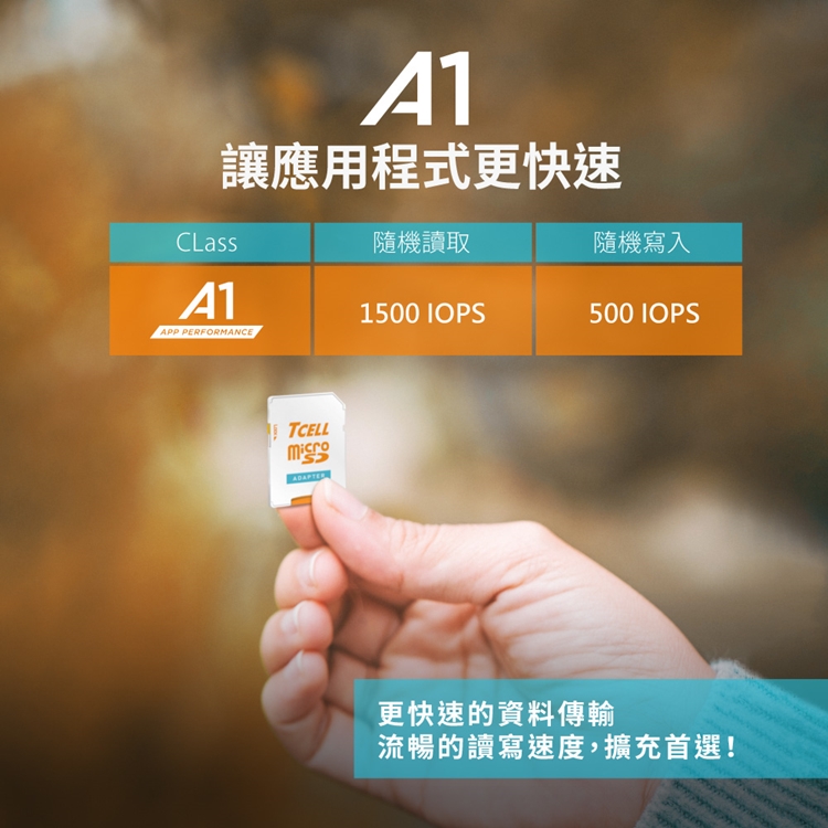 TCELL 冠元 MASSTIGE A1 microSDHC