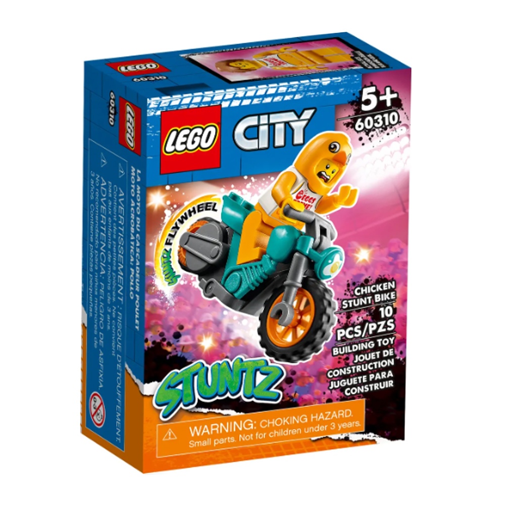 LEGO 樂高 City-小雞特技摩托車(60310)品牌優