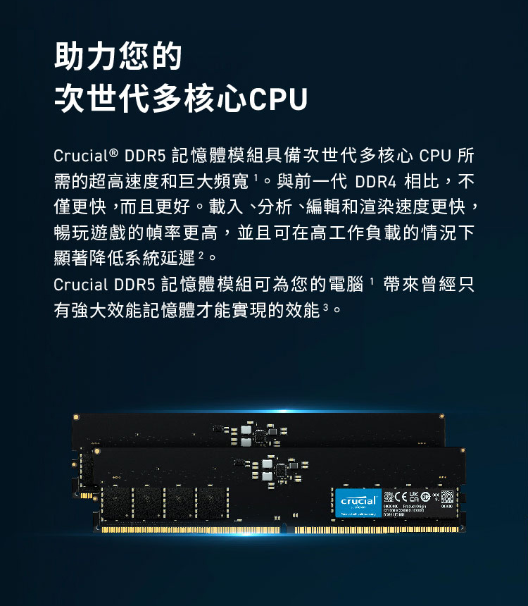 Crucial 美光 Crucial DDR5-5600 3