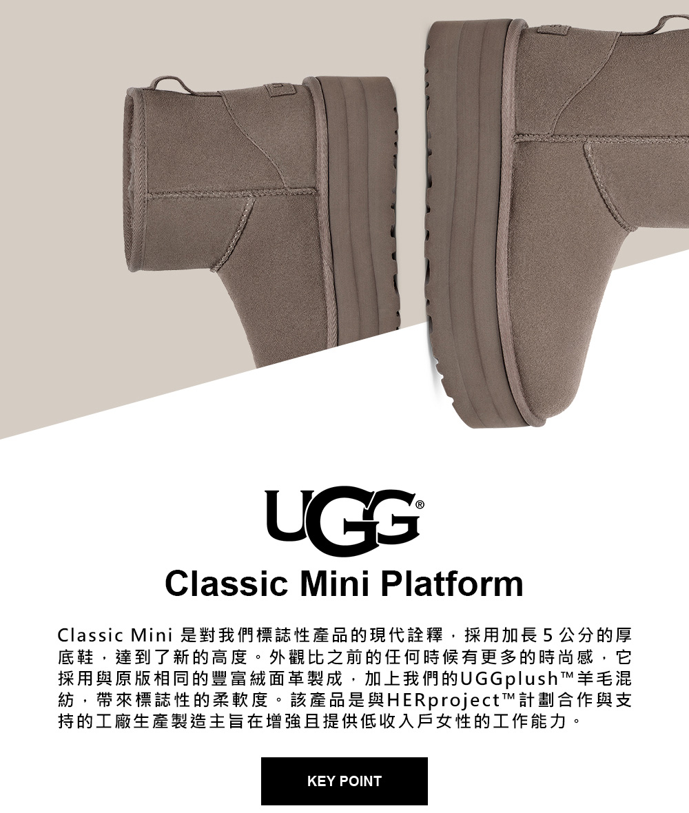 UGG 女鞋/靴子/女靴/雪靴/Classic Mini P