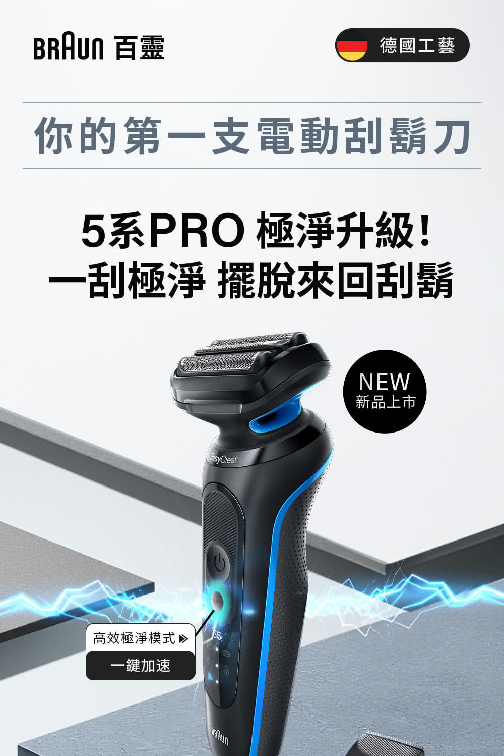 一刮極淨 擺脫來回刮鬍