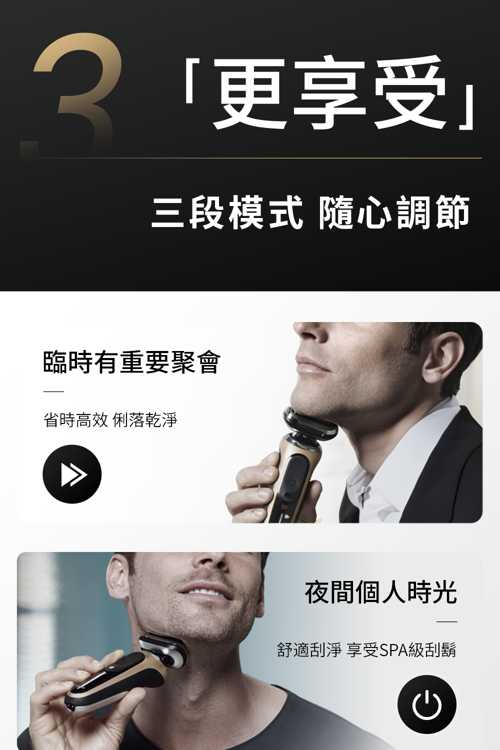 舒適刮淨 享受SPA級刮鬍