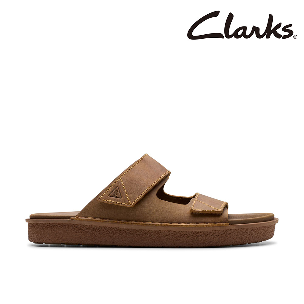 Clarks 男鞋 Litton Strap 兩片式魔鬼氈設