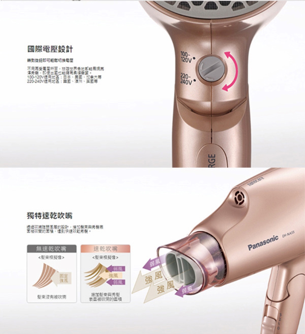 100120V使用地區日本、美國、加拿大等