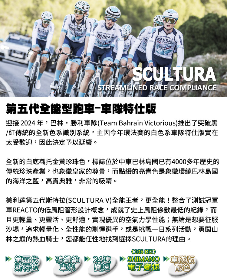 MERIDA 美利達 斯特拉SCULTURA 6000 車隊