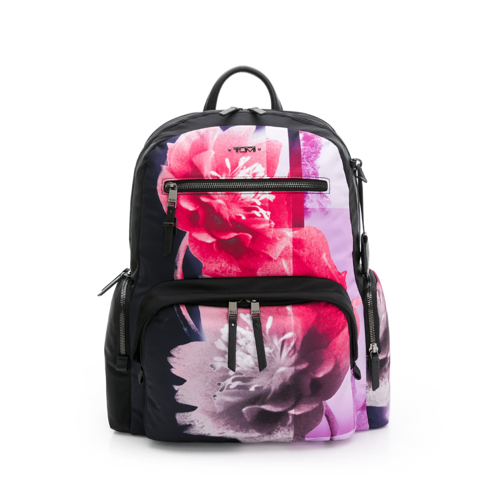 TUMI CAREN BACKPACK -花卉印花(#女包 