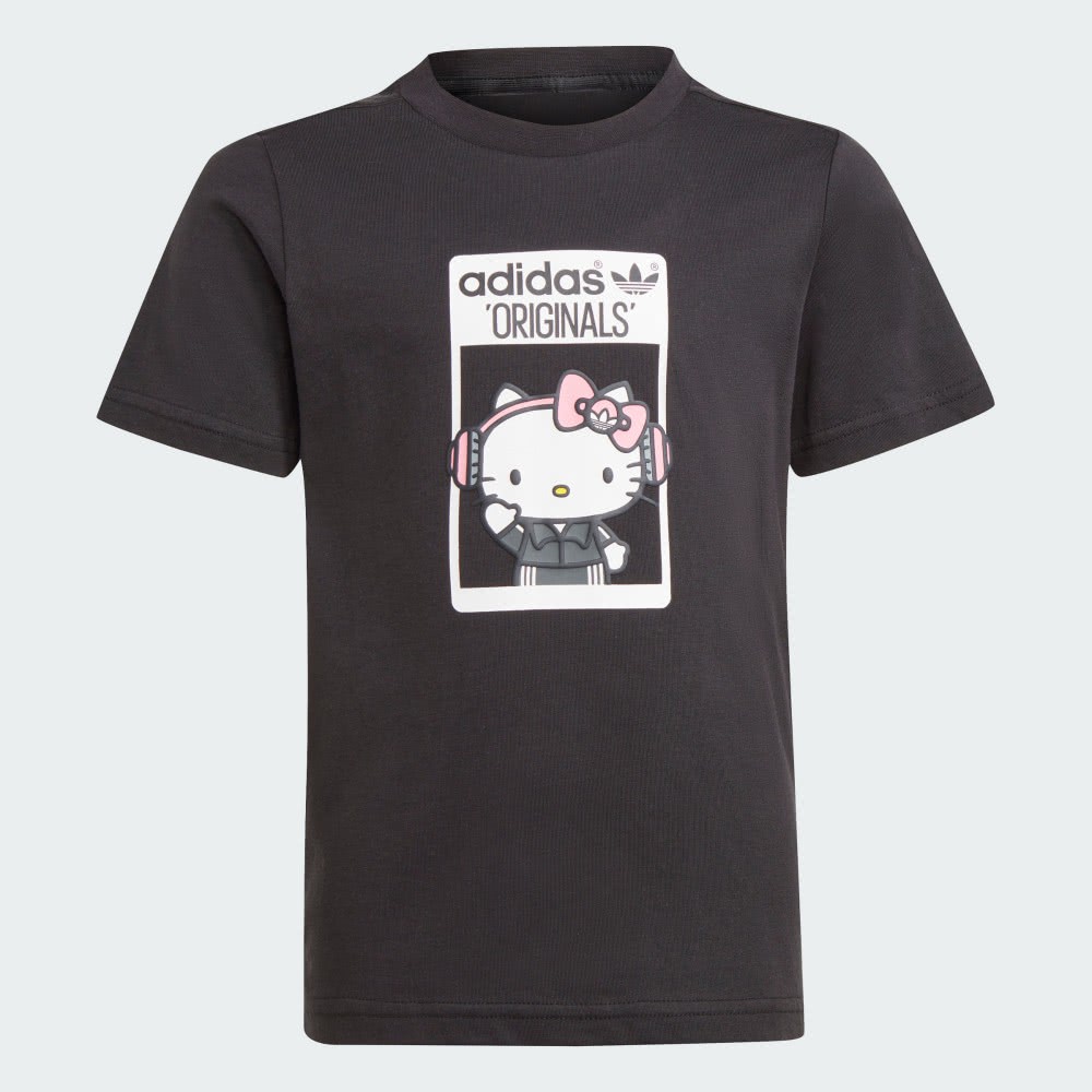 adidas 愛迪達 HELLO KITTY 運動套裝 短袖