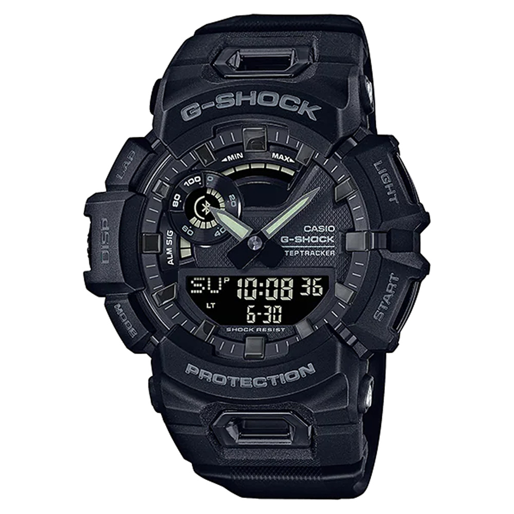 CASIO 卡西歐 G-SHOCK 藍芽運動雙顯手錶(GBA