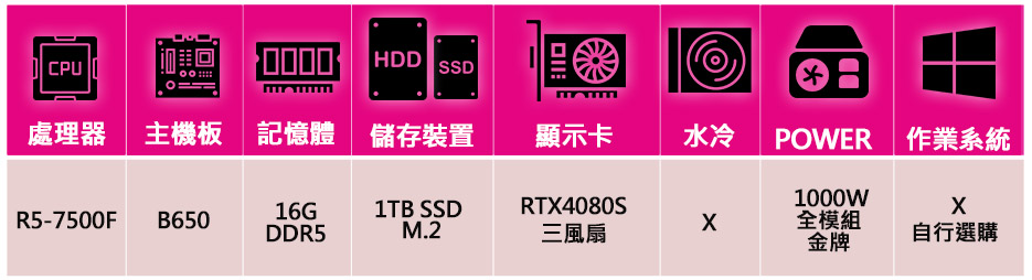 微星平台 R5六核 Geforce RTX4080 SUPE