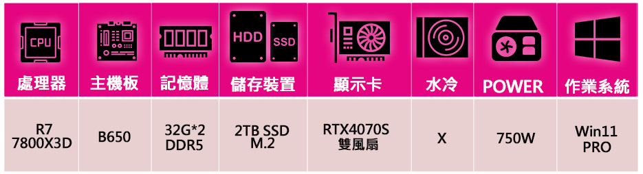 微星平台 R7八核 Geforce RTX4070 SUPE