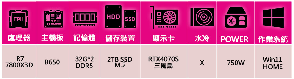 微星平台 R7八核 Geforce RTX4070 SUPE