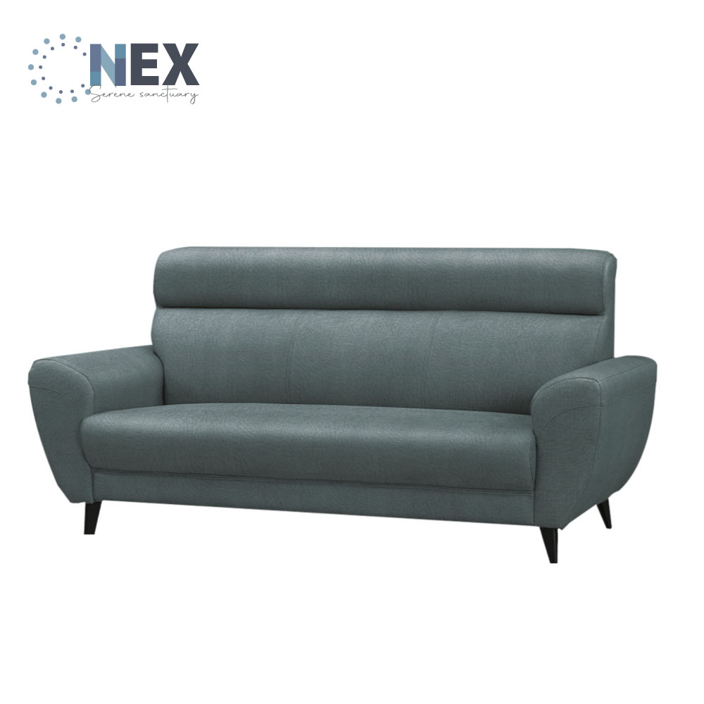 NEX 海倫 三人座 耐抓皮 深灰色沙發(皮沙發/沙發/三人