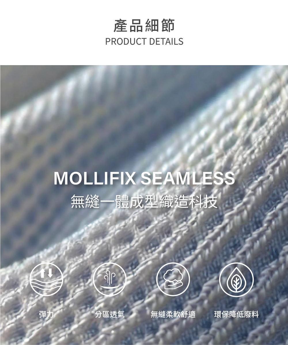 Mollifix 瑪莉菲絲 A++前拉鍊無縫短袖BRA TO