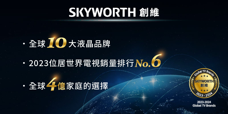 SKYWORTH 創維 65吋4K Android TV 聯