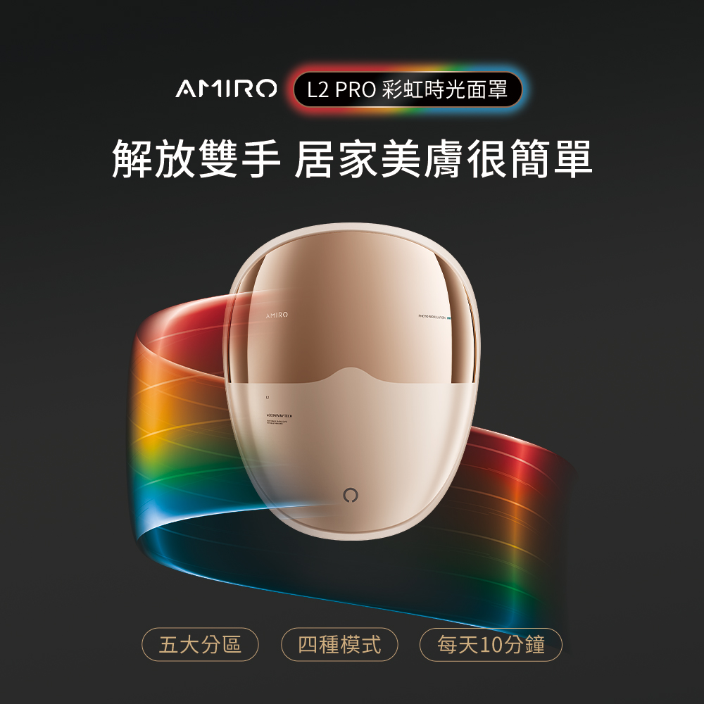 AMIRO L2 PRO 彩虹時光面罩(痘痘肌 小金盾 LE