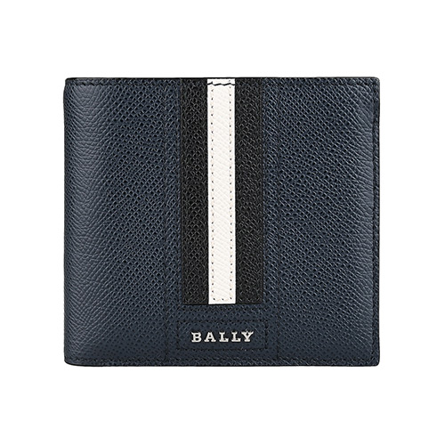 BALLY BALLY TEVYE銀字金屬LOGO直條紋設計